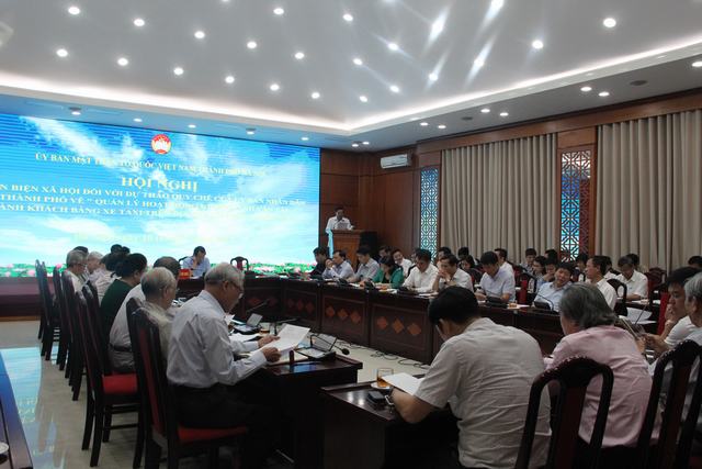 Hội nghị phản biện xã hội của Ủy ban MTTQ Việt Nam TP